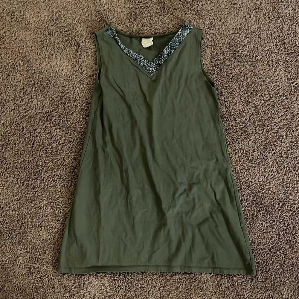 Green T-Shirt/Tank Dress